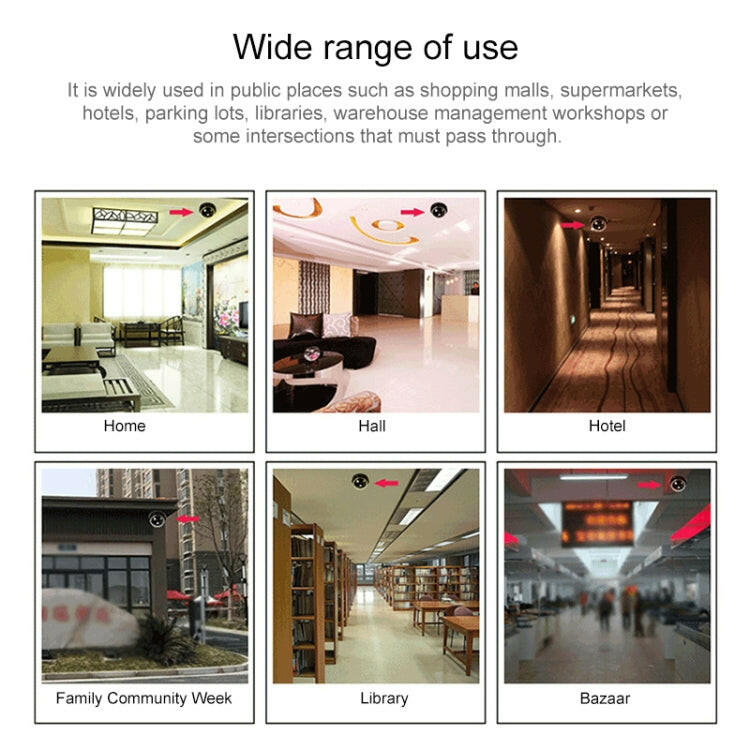 Telecamera di sicurezza fittizia con rilevamento del movimento, aspetto realistico e deterrente efficace