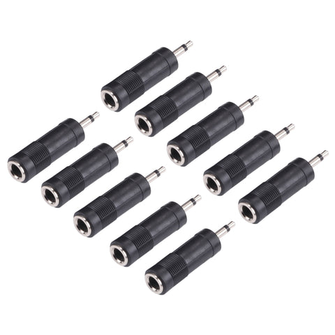 Adaptateurs convertisseurs audio mono de 3,5 mm maschio à 6,35 mm femme (100 pièces dans une configuration, le prix est pour 100 pièces)