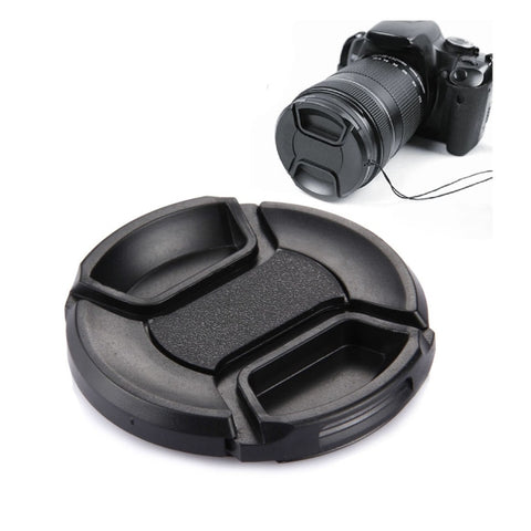 Copriobiettivo per fotocamera con pizzico centrale da 58 mm, 58mm
