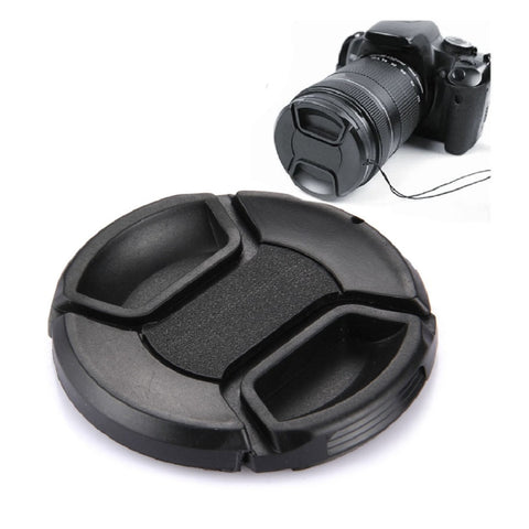 Copriobiettivo per fotocamera con pizzico centrale da 62 mm, 62mm