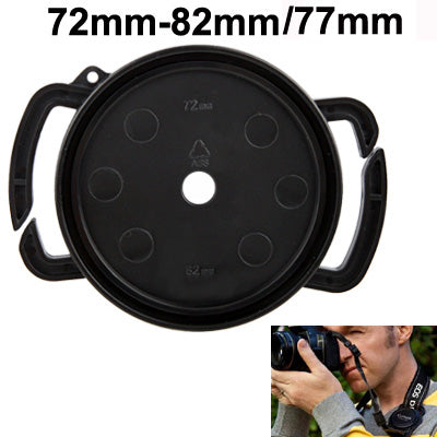 Copriobiettivo fotocamera con pizzico centrale da 72-82 mm / 77 mm, 72-82mm / 77mm