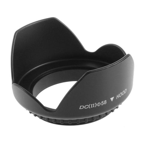 Paraluce da 58 mm per fotocamere (attacco a vite), 58mm