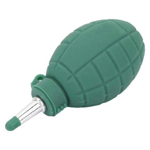 Sfera pulisci polvere in gomma per granate per filtro obiettivo fotocamera, CD, computer, apparecchiature audiovisive, PDA, occhiali e LCD, Grenade Rubber Ball