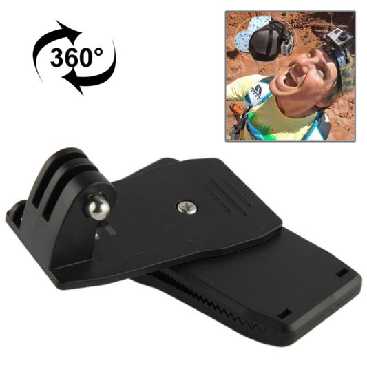 TMC Zaino con rotazione a 360 gradi Rec-Mounts Supporto con morsetto a clip per GoPro Hero11 Nero / HERO10 Nero /9 Nero /8 Nero /7 /6 /5 /5 Sessione /4 Sessione /4 /3+ /3 /2 /1, DJI OsmoAzione e altre action camera, Rec-Mounts Clip (Black)