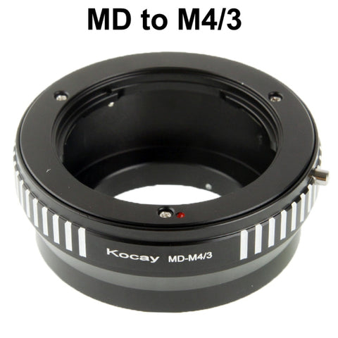 Anello gradino per montaggio obiettivo MD su obiettivo M4/3, For Olympus M4/3 (Black)
