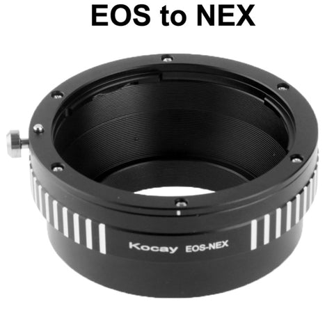 Anello gradino per innesto obiettivo EOS su obiettivo NEX, NEX Lens