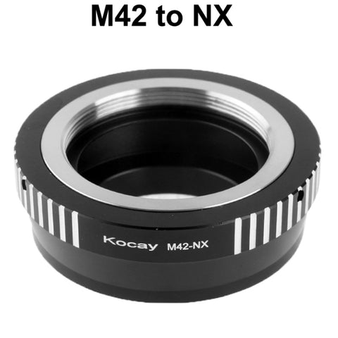 Anello gradino per montaggio obiettivo M42 su obiettivo NX, NX Lens