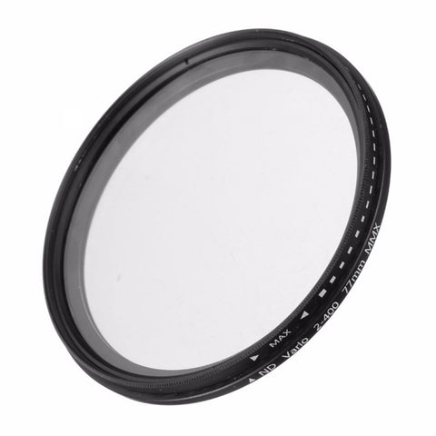 Filtro variabile regolabile con fader ND da 77 mm, filtro da ND 2 a ND 400, 77mm