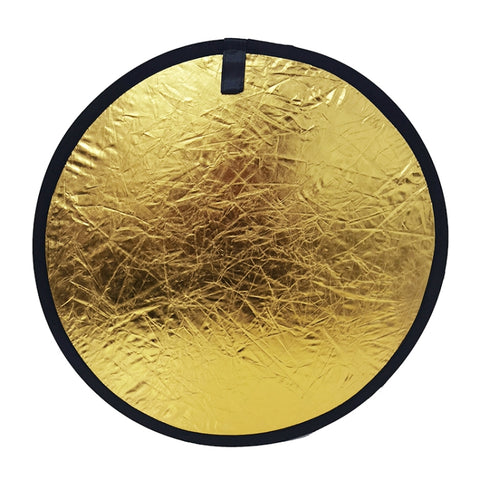 Pannello riflettente pieghevole 2 in 1 (oro/argento) (110 cm), 110cm 2 in 1