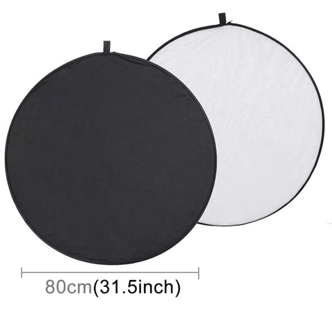 Pannello riflettente pieghevole per studio fotografico 5 in 1 da 110 cm (argento/traslucido/oro/bianco/nero), 110cm 5 in 1