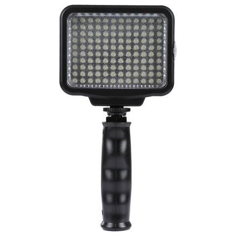 LED-5009 Luce video a 120 LED con fogli morbidi e filtri gialli e batteria agli ioni di litio Sony NP-F770/750 da 7,4 V 4400 mAh per fotocamera/videocamera, 120 LED with NP-F770