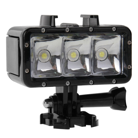 Luce Video Impermeabile 30M con Supporto per GoPro e Altre Action
