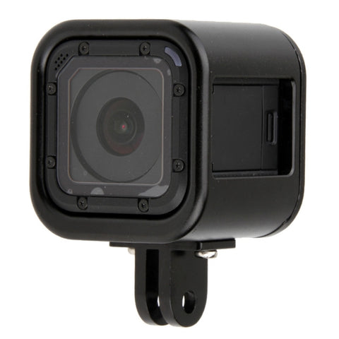 Guscio dell'alloggiamento Gabbia protettiva in lega di alluminio CNC avec copertura posteriore ascurativa for GoPro HERO5 Session /HERO4 Session /HERO Session, HERO5 Session (Black), HERO5 Session (Silver), HERO5 Session (Red), HERO5 Session (Gold)