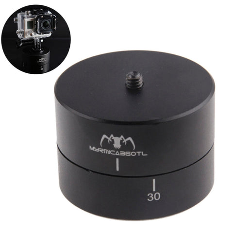 MYRMICA 360TL Time Lapse Pan e Tilt Head / Supporto per telecamera con rotazione automatica a 360 gradi per GoPro HERO9 Black /HERO8 Black /7 /6/ 5 /5 Session /4 /3+ /3 /2 /1, 360TL