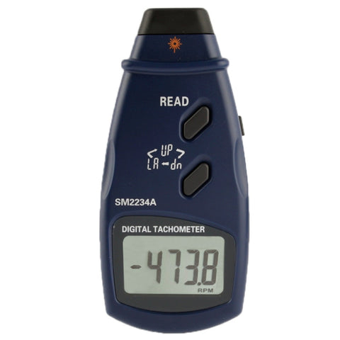Tachymètre numérique avec photo laser Compteur RPM sans contact, SM2234A