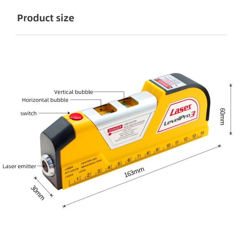Livella laser avec métro à nastro Pro 3