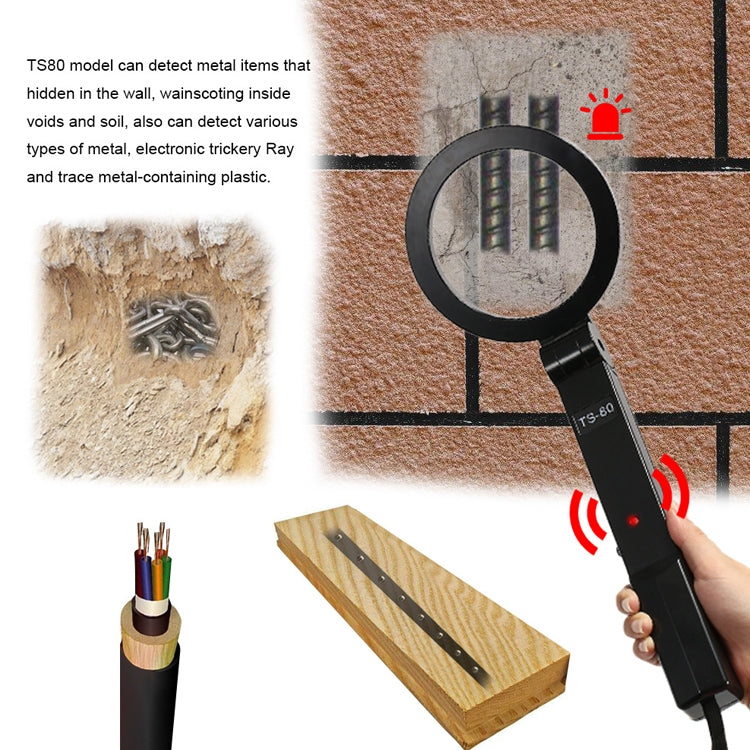 Portable Hand-Held Metal Detector Scanner for Security Use
