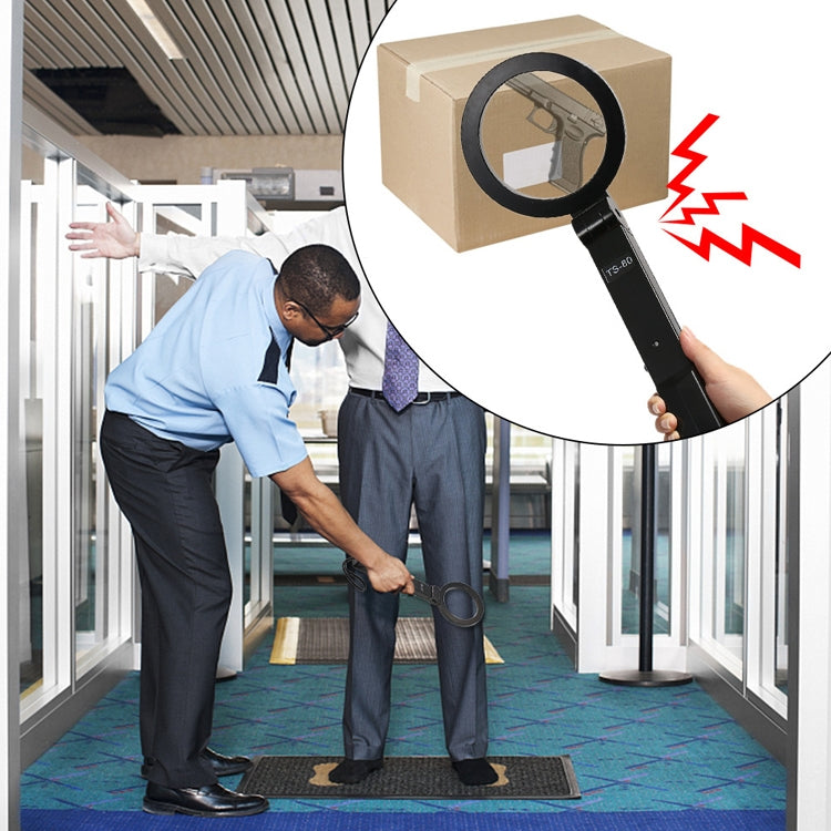 Portable Hand-Held Metal Detector Scanner for Security Use