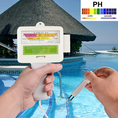 Testeur PH / CL2 dell'acqua della piscina domestica, longhezza cavo : 1,2 m