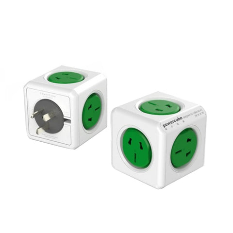 Prise de courant adaptateur de réseau universel PowerCube 10A avec 5 prises US/AU pour bureau domestique, colonne AU, prise de couleur décontractée, prise PowerCube