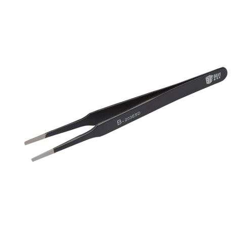 BEST BST-203ESD 202 Pinzette avec pointe antistatique en acciaio inossidabile, BST-203ESD
