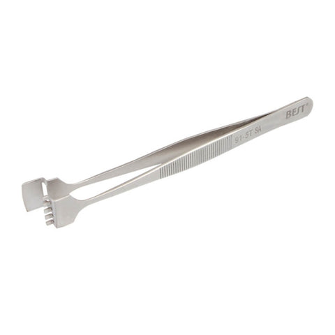 BEST BST-91-5T Pince professionnelle pour plaquette en acier inoxydable SA pour plaquette de silicium, BST-91-5T