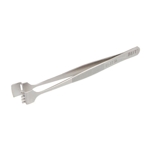 BEST BST-91-5T Pince professionnelle pour plaquette en acier inoxydable SA pour plaquette de silicium, BST-91-5T