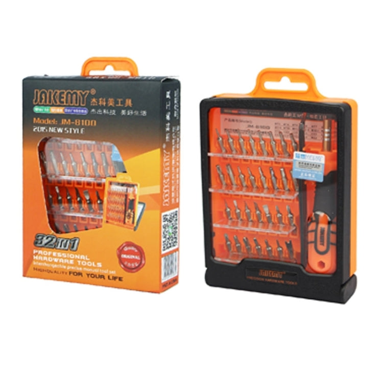 JAKEMY JM-8100 32 in 1 Precision Electronics Screwdriver Set, JM-8100