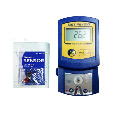 Thermomètre avec point pour saldateur RST FG-100, FG-100
