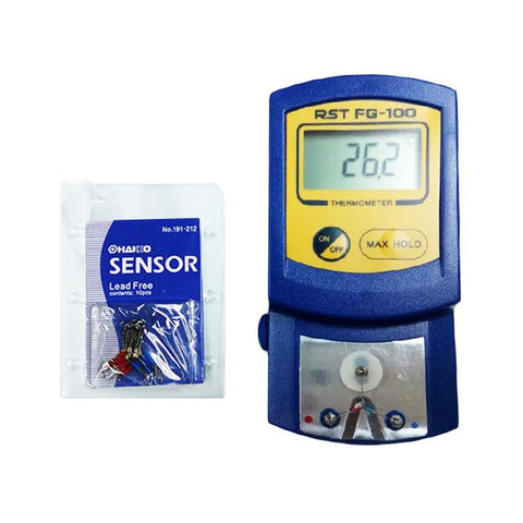 Thermomètre avec point pour saldateur RST FG-100, FG-100