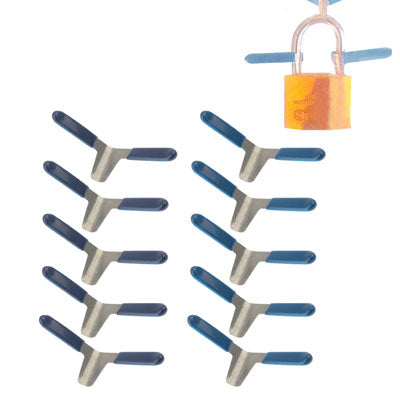 10 x grimaldelli par bloc avec clip pour avion, instruments pour grimaldello pour tipi de serrature, outils Picklock
