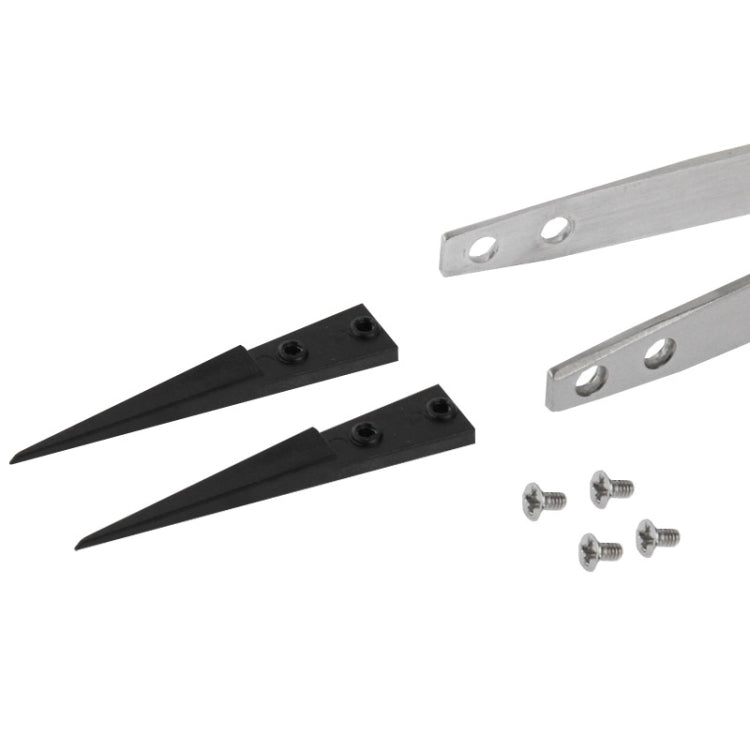 9-in-1 Anti-Static Tweezers Set with Cross Screwdriver