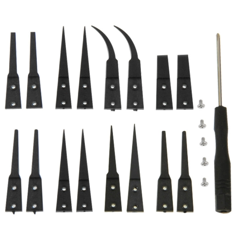 9-in-1 Anti-Static Tweezers Set with Cross Screwdriver