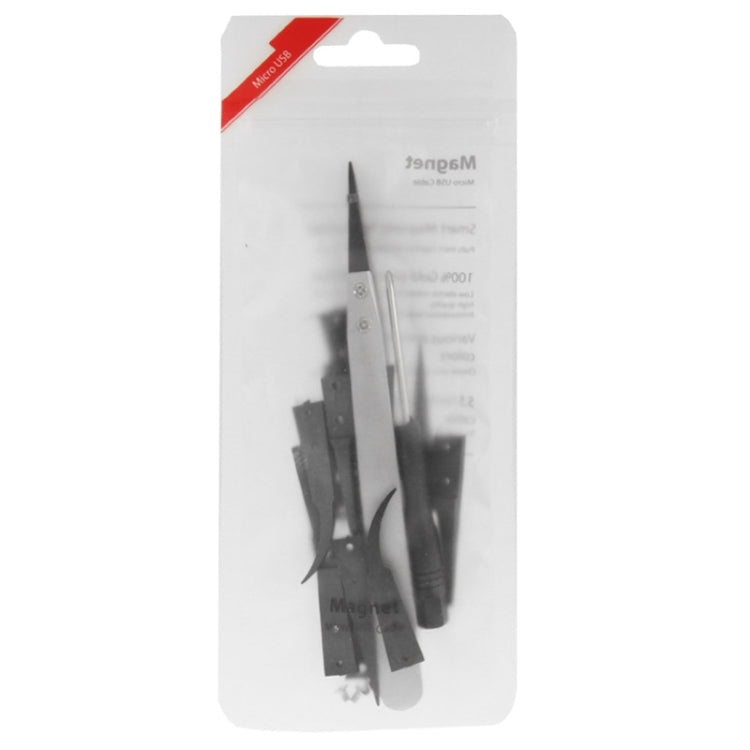 9-in-1 Anti-Static Tweezers Set with Cross Screwdriver
