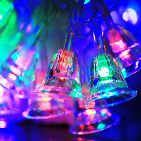 Catena Luminosa 30 LED Multicolore con Pendenti Polaris - Spina UE
