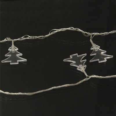 Luci LED Multicolore con Ciondoli Natalizi - 30 LED, 7 m, Spina UE,