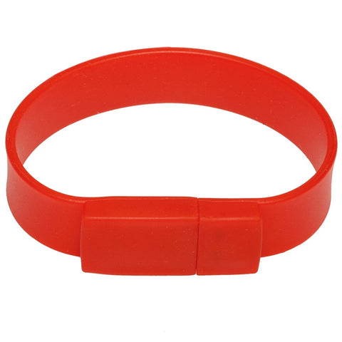 Disco flash USB 2.0 per braccialetti in silicone da 4 GB, 4GB
