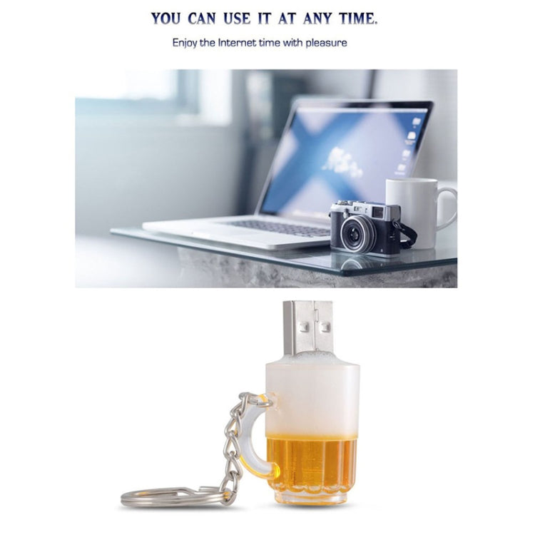 Beer Keychain USB Flash Drive - 16GB Storage Solution