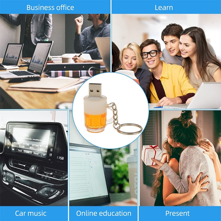 Beer Keychain USB Flash Drive - 16GB Storage Solution