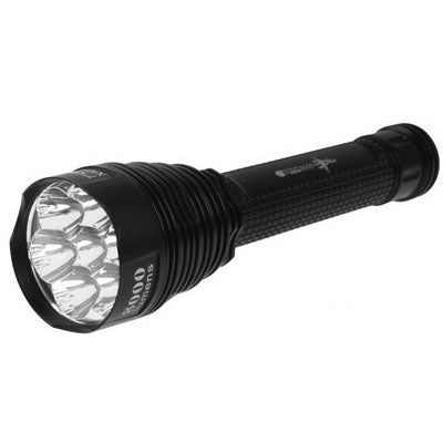 5 modes, 7x Cree XM-L T6, Flux lumineux : 8000lm, Longueur : 24,5 / 30,5 cm