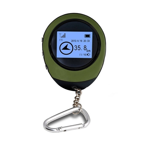 Portachiavi Mini Navigazione GPS portable USB Ricaricabile Localizzatore Localizzatore per Viaggi all'aperto(Verde), Trousseau Tracker