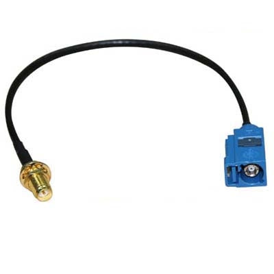 Adaptateur de connecteur Fakra C maschio a femmina RP-SMA/antenne connecteur, Fakra C mâle à RP-SMA femelle