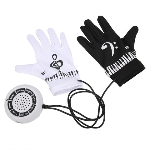 Guanti per pianoforte elettronico con altoparlante, Gants de piano électronique