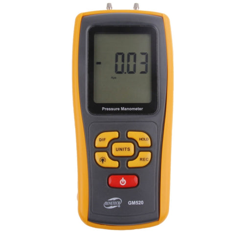 Manomètre de pression avec écran LCD BENETECH GM520