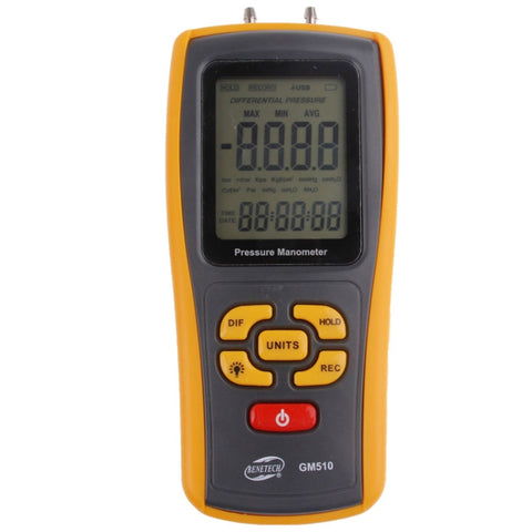 Manomètre de pression avec écran LCD BENETECH GM510