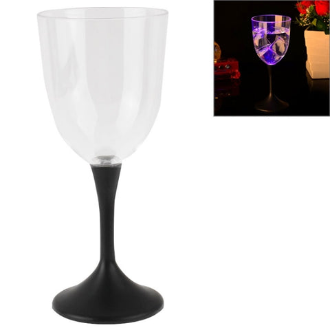 Calice da vino rosso lampeggiante a luce colorata a 8 modalità par bar, Light Flashing Wine Goblet