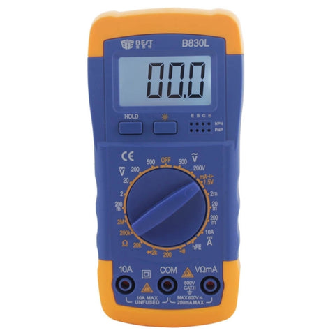 MIGLIOR multimètre numérique avec affichage LCD BST-B830L de 9 V, BST-B830L