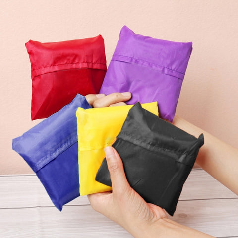 Borsa da viaggio pieghevole per la spesa riutilizzabile en nylon Ripstop, pochette de voyage pliable
