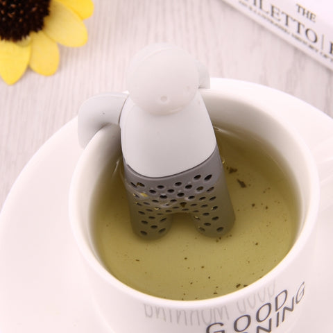 Simpatici filtri da tè en silicone Mr Tea Infuser, Cute Mr Tea