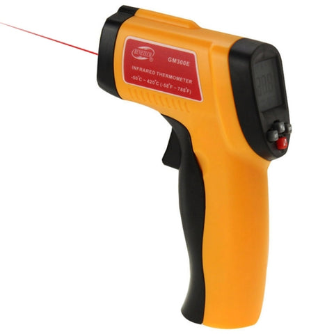 Thermomètre numérique à infrarouge avec point laser BENETECH GM300E, intervalle de température: -50-420 degrés Celsius, GM300E